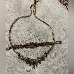 Isha Elafi Handmade Macrame Necklace and Bracelet Set